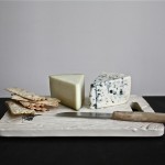 cheese board by rae dunn.